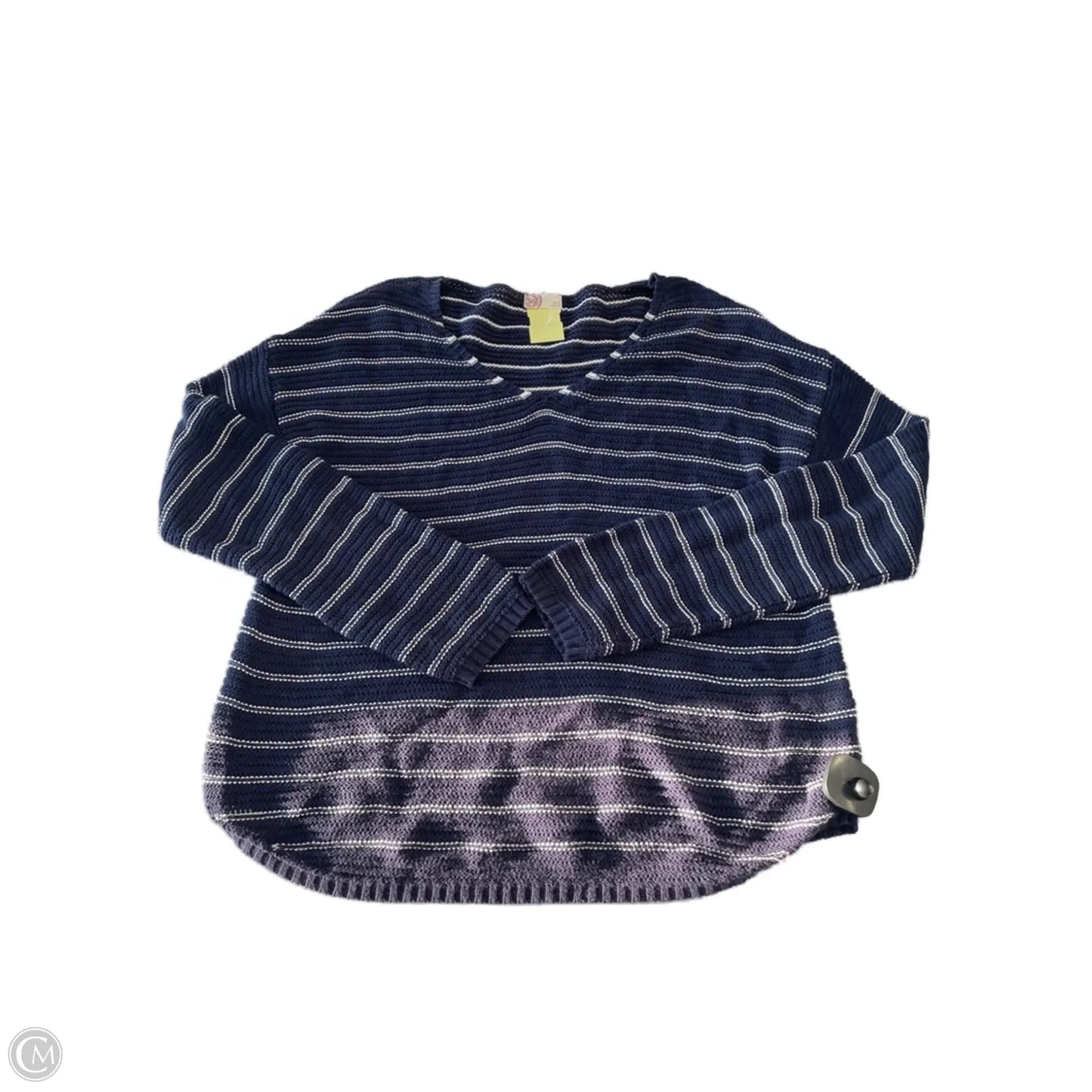 Top Long Sleeve By So In Striped Pattern, Size: L