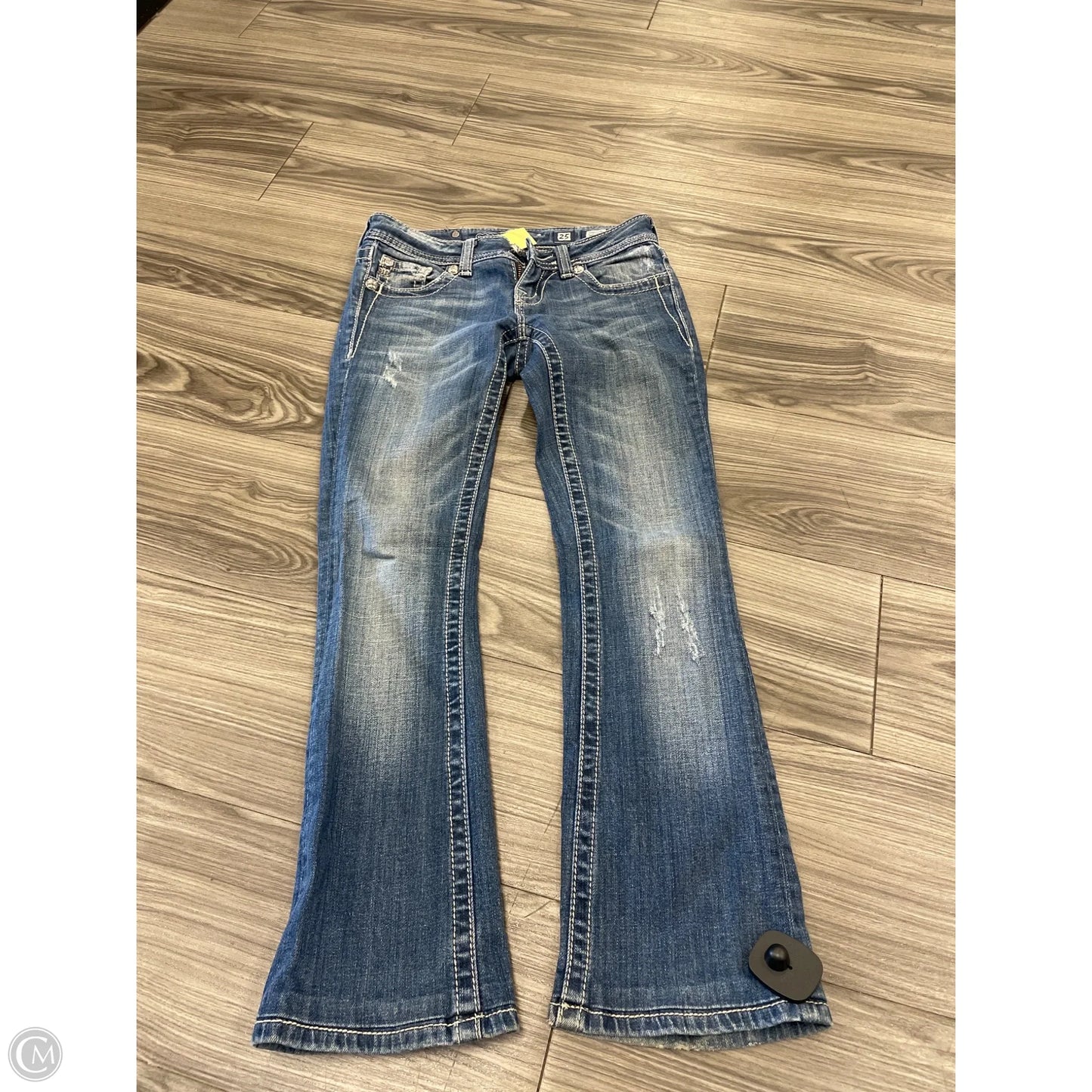 Jeans Boot Cut By Miss Me In Blue, Size: 0