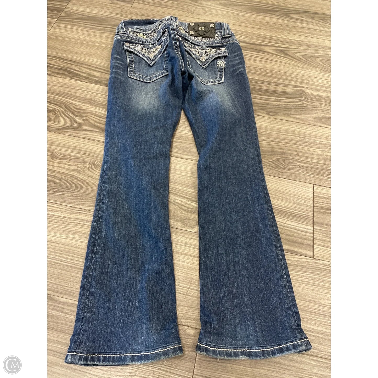 Jeans Boot Cut By Miss Me In Blue, Size: 0
