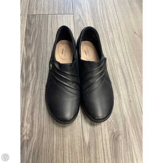 Shoes Flats By Clarks In Black, Size: 8.5