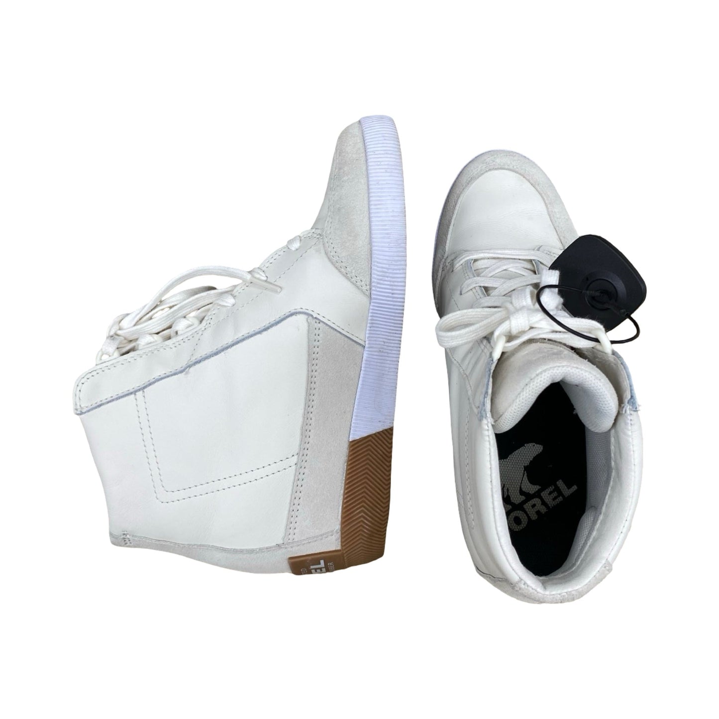 Shoes Designer By Sorel In White, Size:9