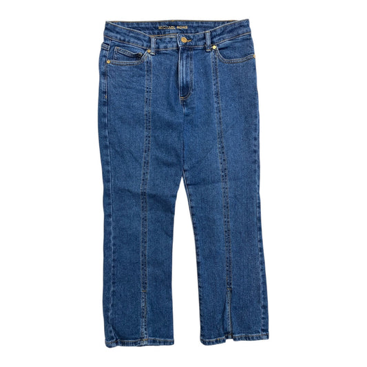 Jeans Straight By Michael By Michael Kors In Blue Denim, Size:8