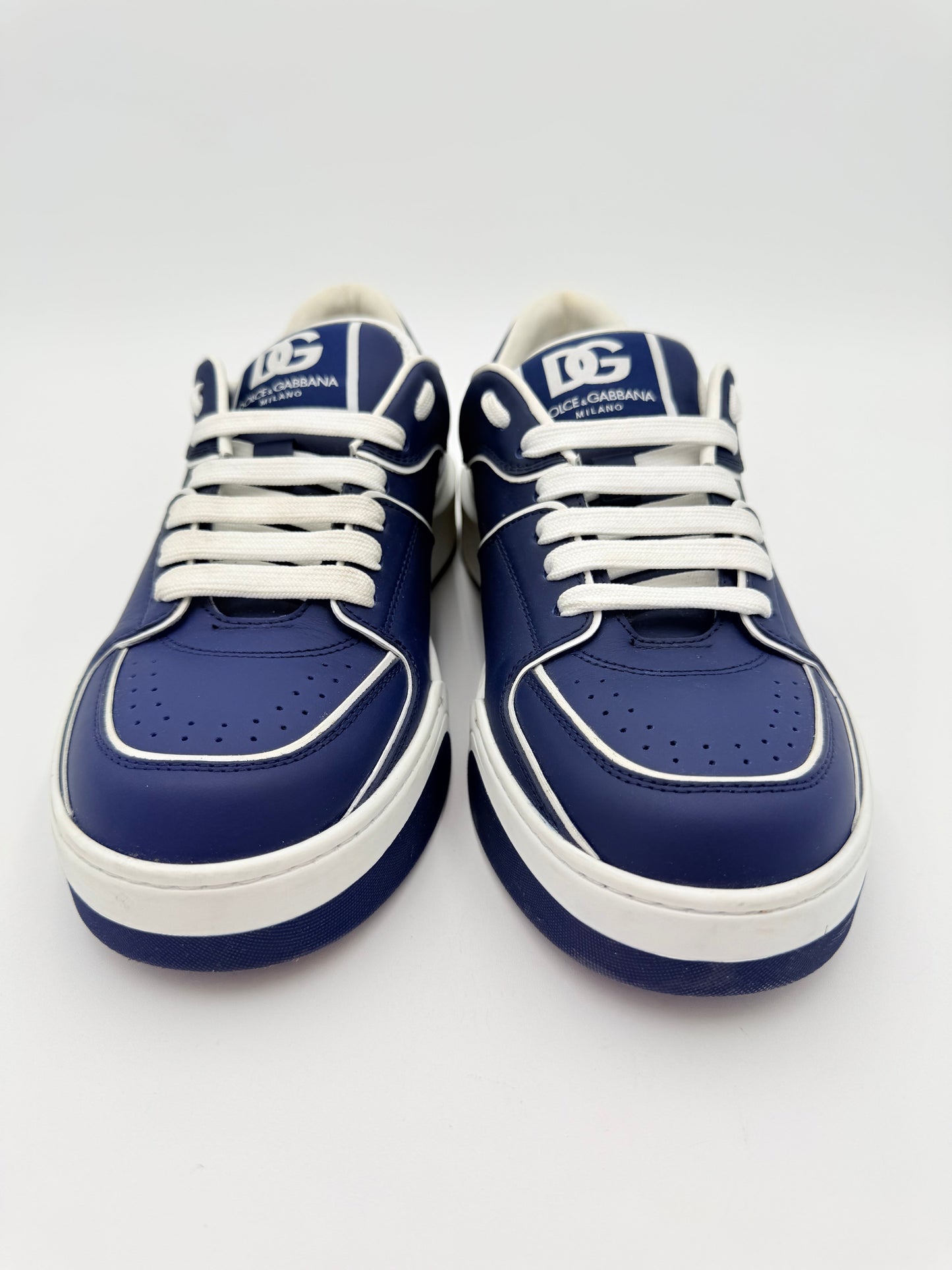 Shoes Luxury Designer By Dolce And Gabbana In Blue, Size:9.5