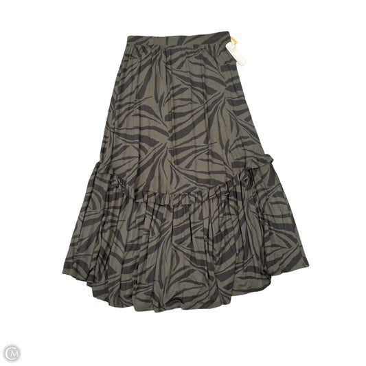 Skirt Maxi By Z Supply In Black & Green, Size: L