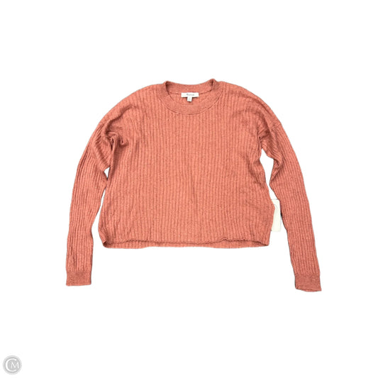 Top Long Sleeve By Madewell In Red, Size: Xs