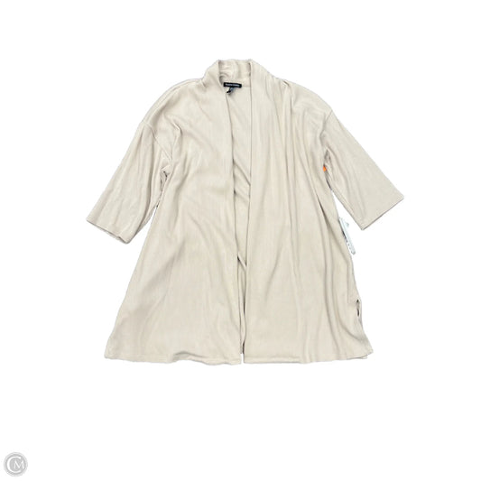 Sweater Cardigan Designer By Eileen Fisher In Tan, Size: Xs