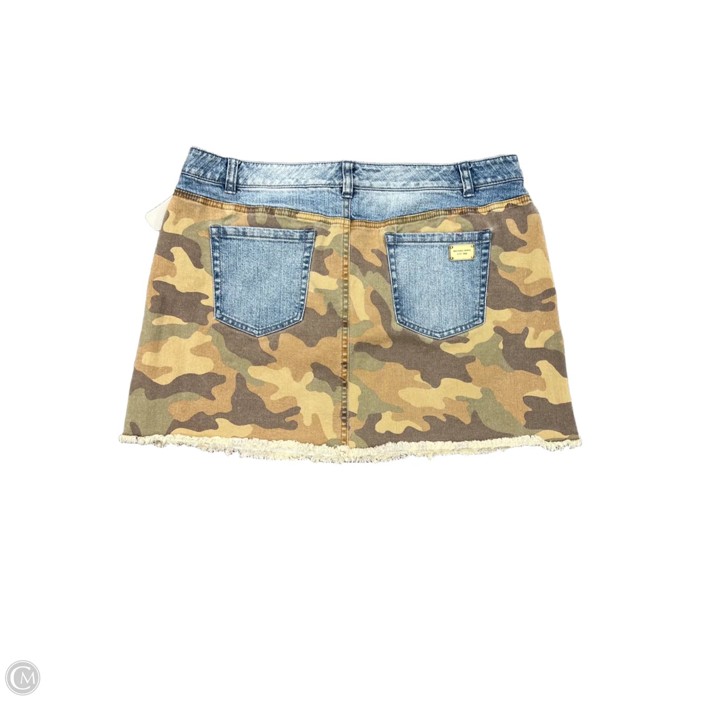 Skirt Mini & Short By Michael By Michael Kors In Camouflage Print, Size: 10
