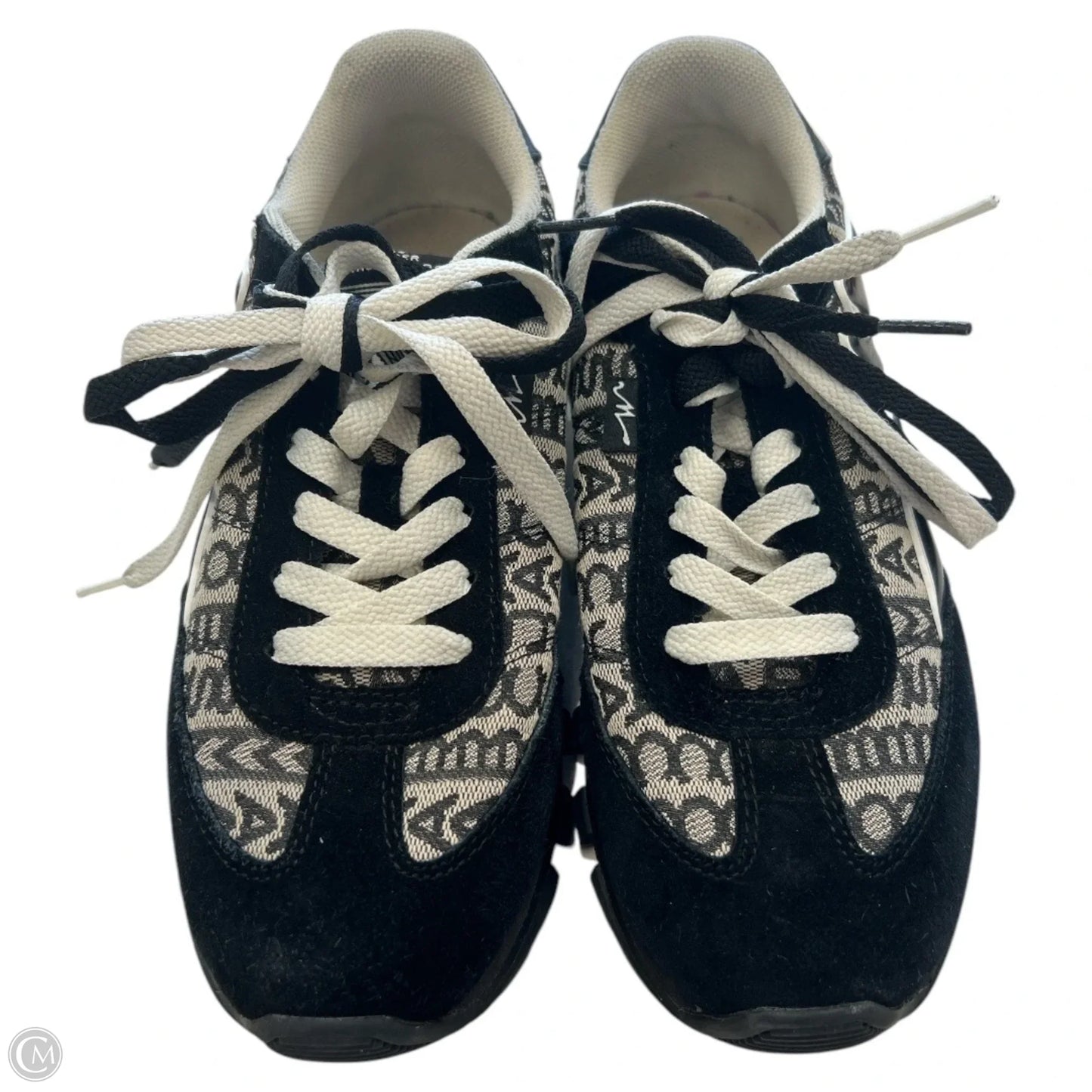 Shoes Designer By Marc Jacobs In Black & Grey, Size: 8