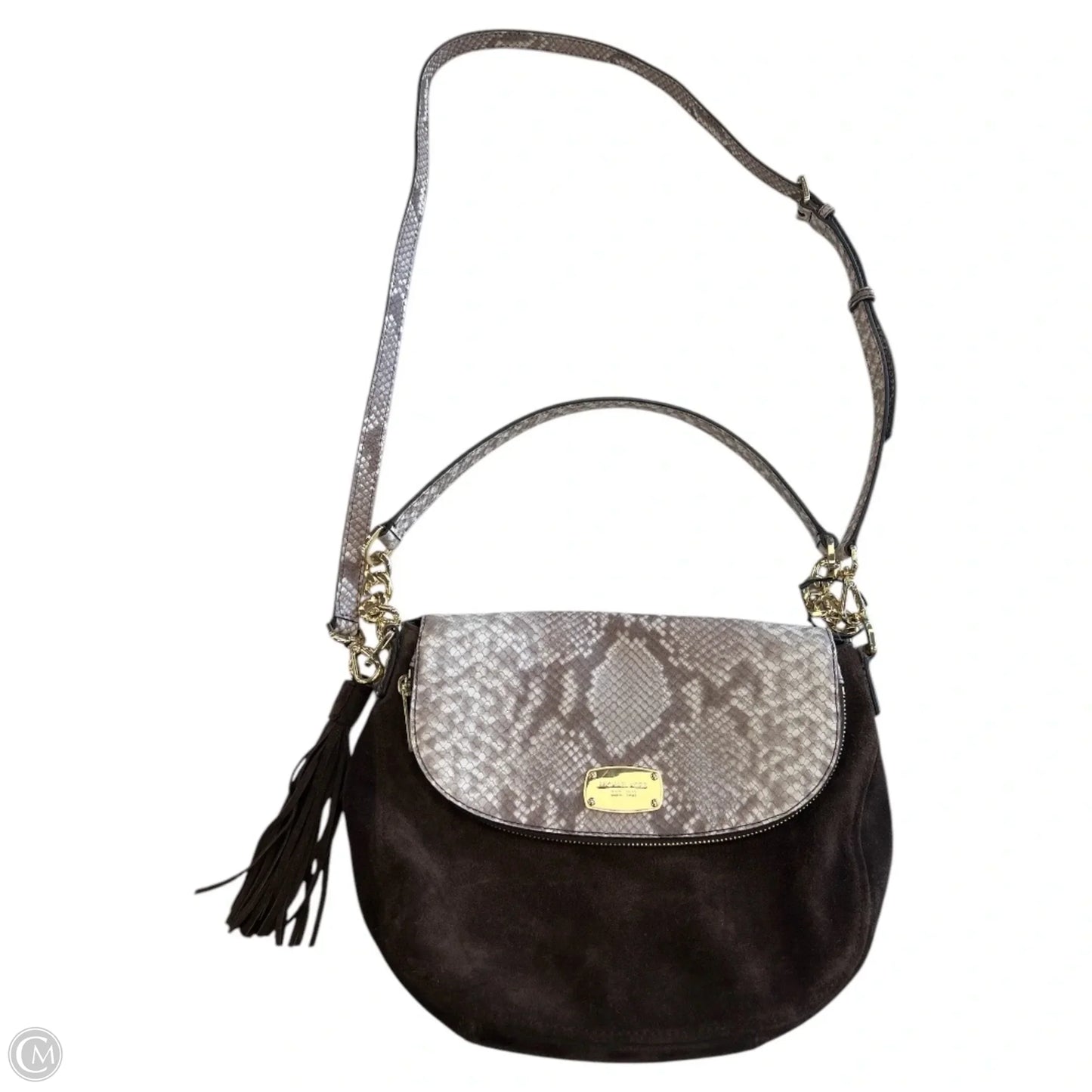 Crossbody Designer By Michael Kors, Size: Medium