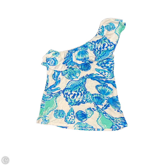 Top Sleeveless Designer By Lilly Pulitzer In Blue, Size: S