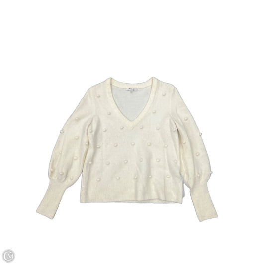 Sweater By Madewell In Cream, Size: Xs
