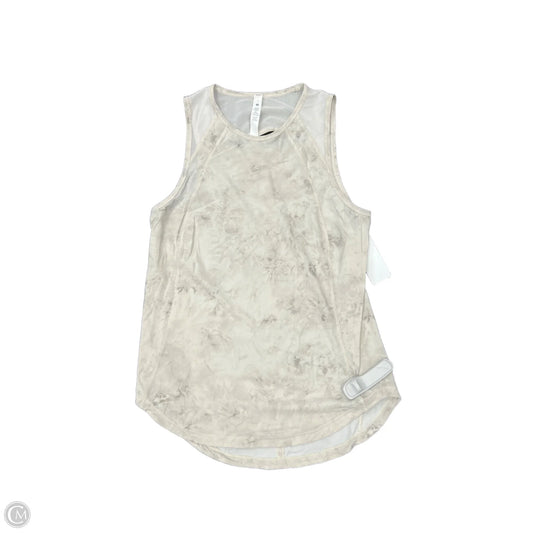 Athletic Tank Top By Lululemon In Tie Dye Print, Size: 4