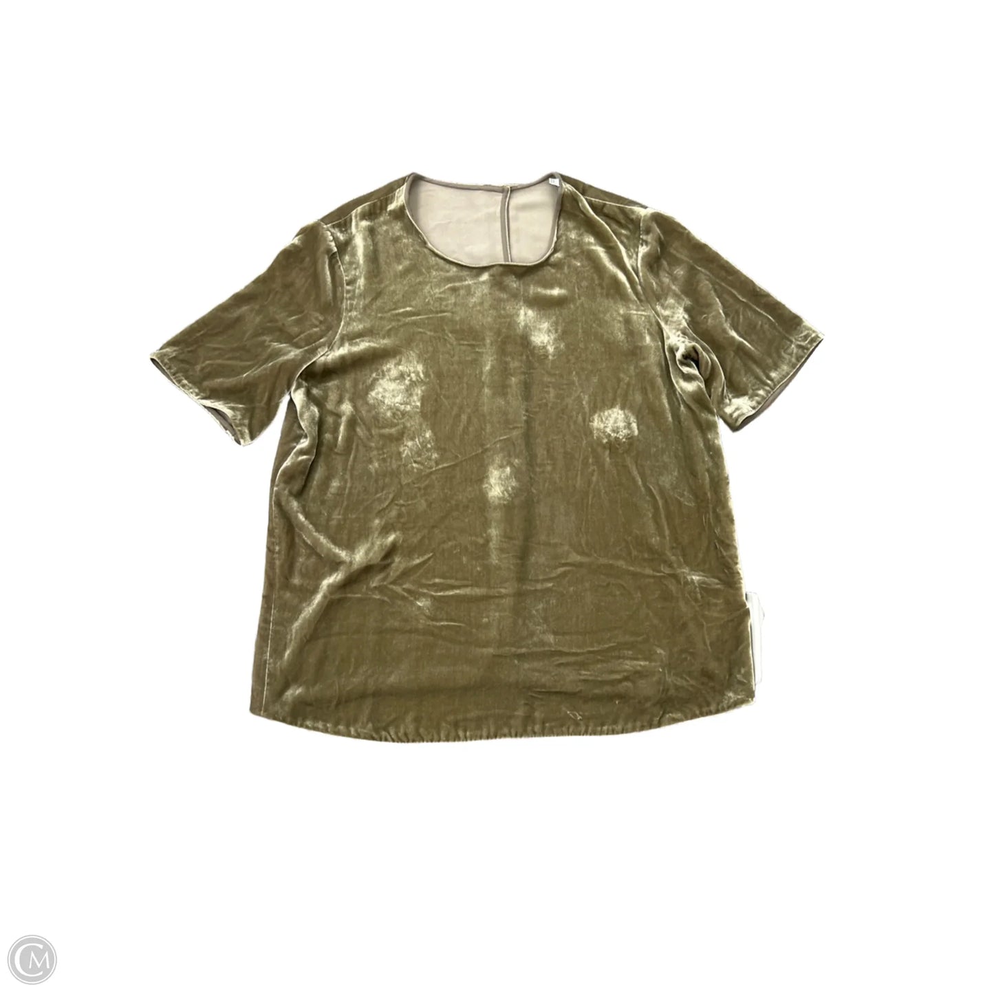 Top Short Sleeve By Vince In Green, Size: M