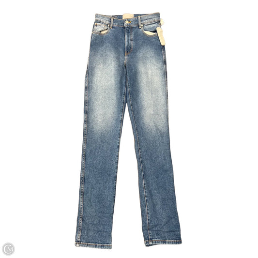 Jeans Straight By Cmb In Blue Denim, Size: 4