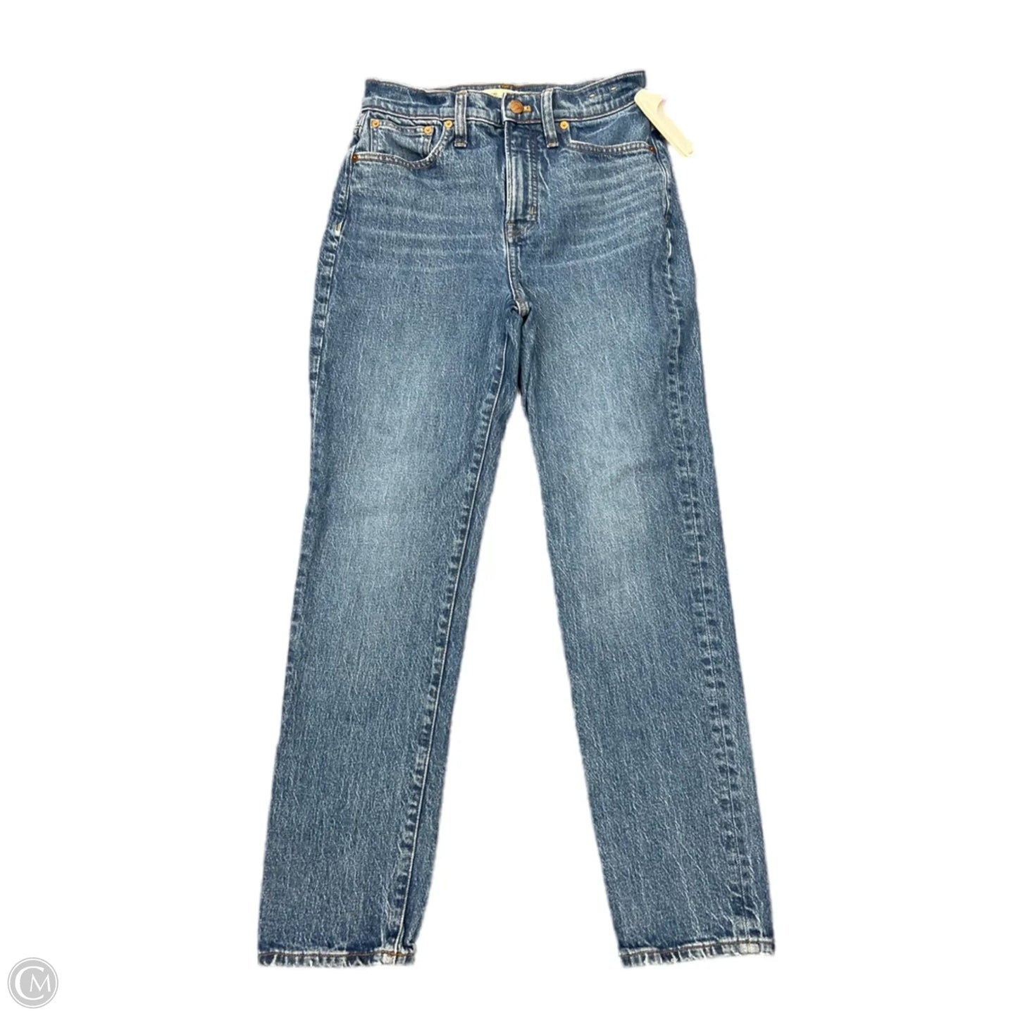Jeans Straight By Madewell In Blue Denim, Size: 2