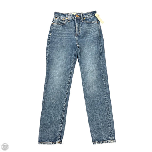 Jeans Straight By Madewell In Blue Denim, Size: 2