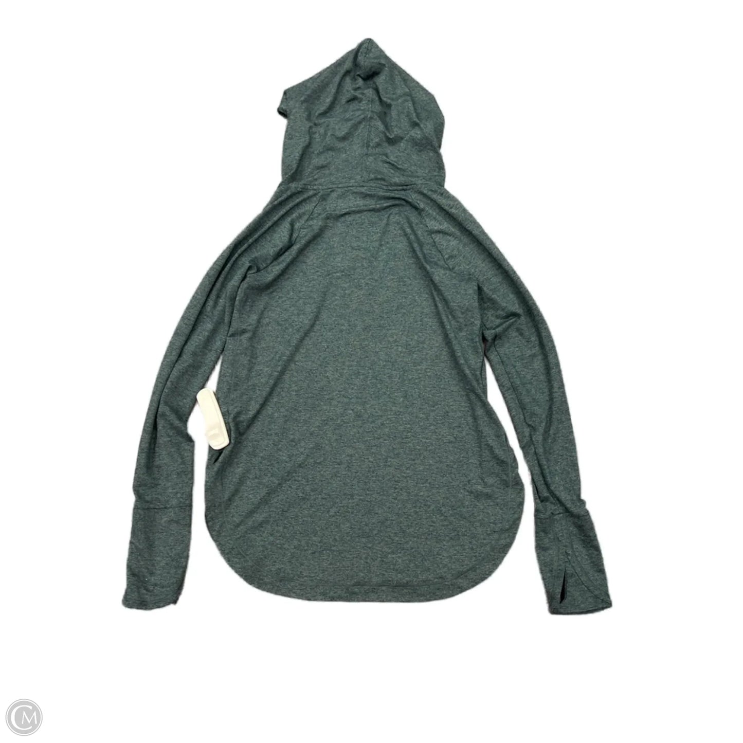 Athletic Top Long Sleeve Hoodie By Athleta In Teal, Size: Xs