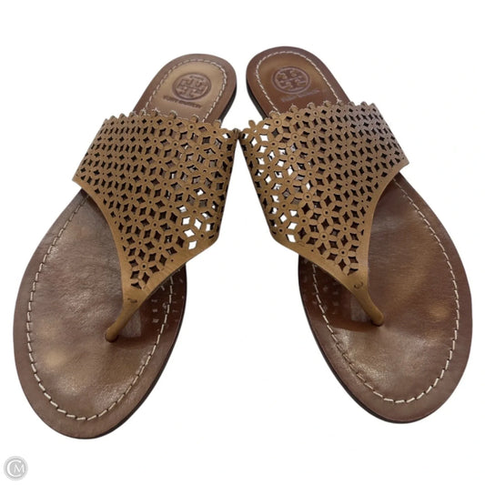 Sandals Designer By Tory Burch In Brown, Size: 7.5