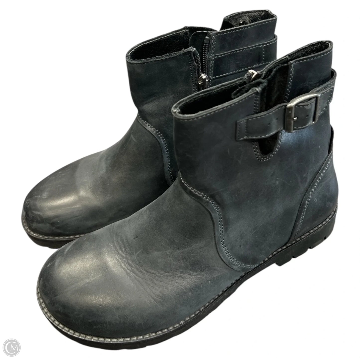 Boots Ankle Flats By Birkenstock In Black, Size: 10