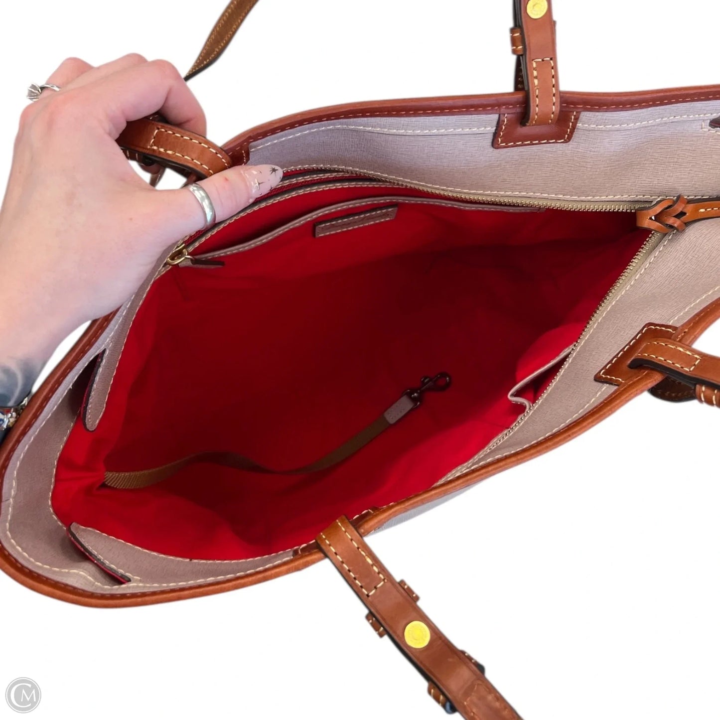 Tote Designer By Dooney And Bourke, Size: Large