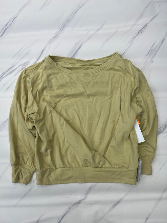 Athletic Sweatshirt Crewneck By Lululemon In Yellow, Size: M