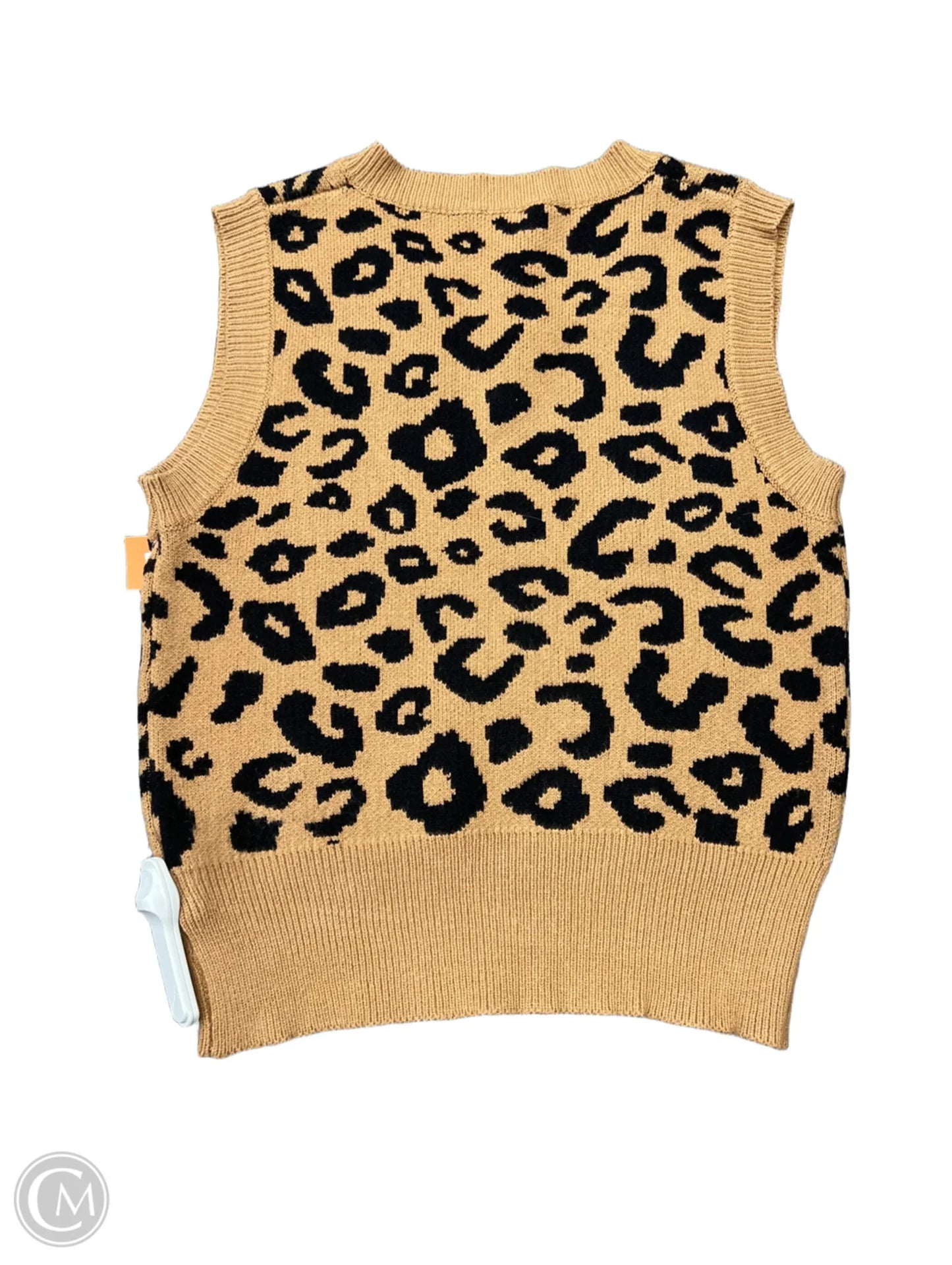 Vest Sweater By Le Lis In Animal Print, Size: S