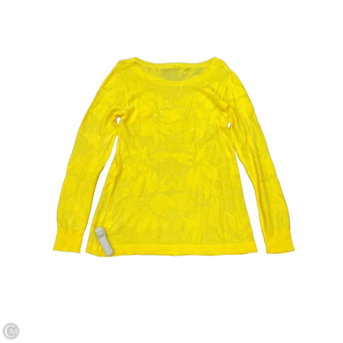 Sweater By Soft Surroundings In Yellow, Size: M