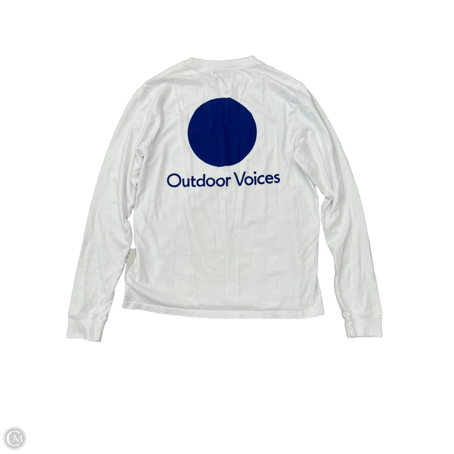 Athletic Top Long Sleeve Crewneck By Outdoor Voices In White, Size: S