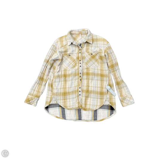 Top Long Sleeve By Free People In Green, Size: Xs