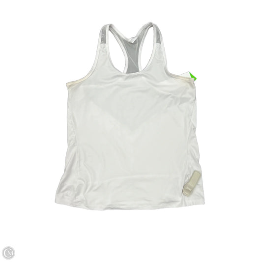 Athletic Tank Top By Athleta In White, Size: M