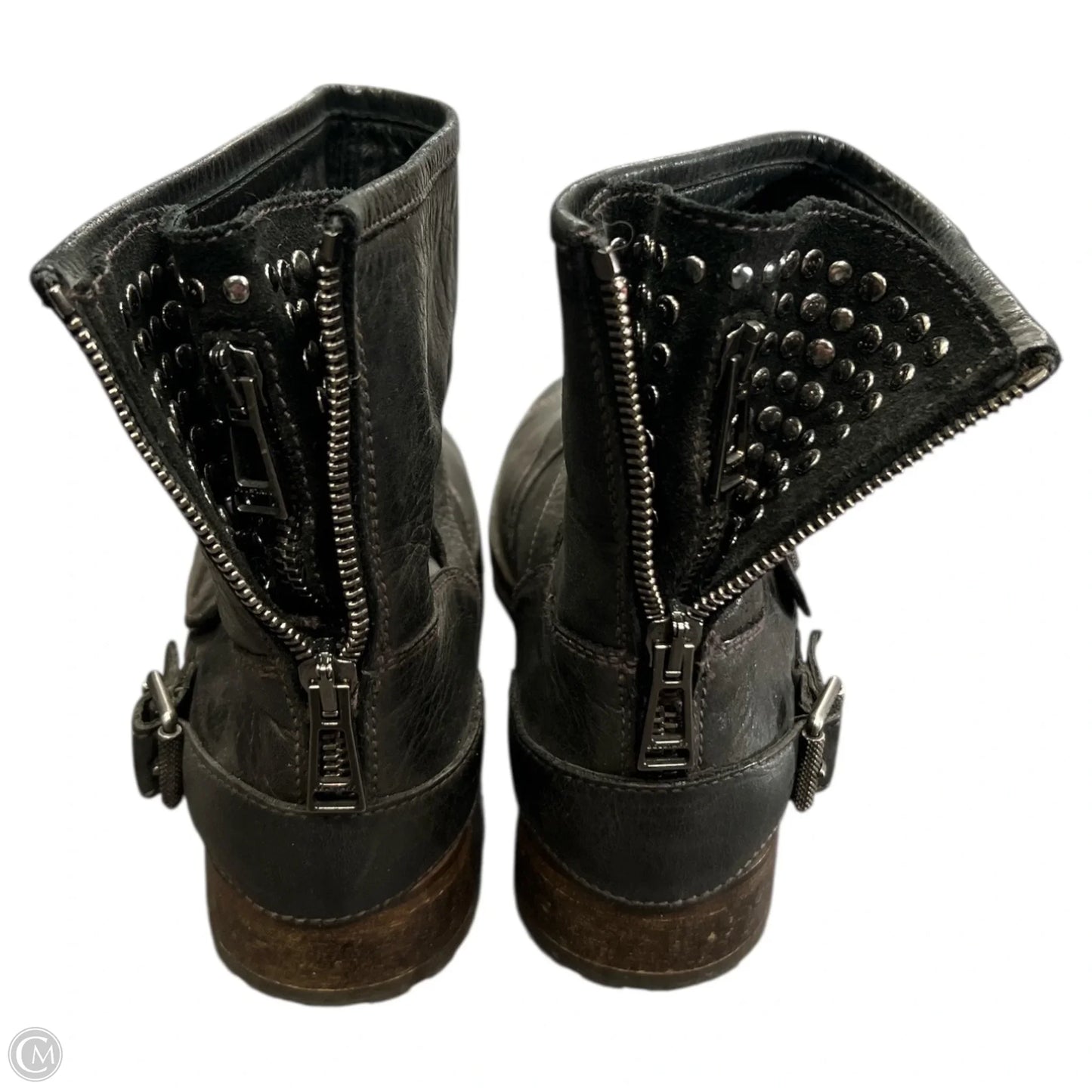 Boots Ankle Flats By Cma In Black, Size: 7.5