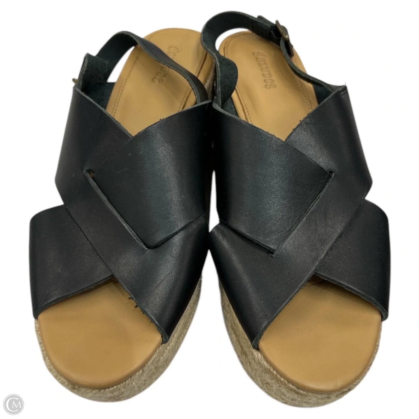 Sandals Heels Block By Soludos In Black, Size: 8