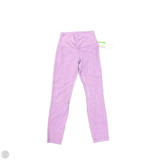 Athletic Leggings By Lululemon In Purple, Size: 6