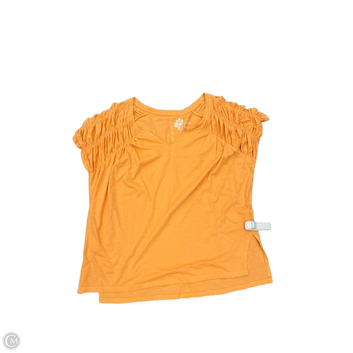 Top Short Sleeve By Pilcro In Orange, Size: L