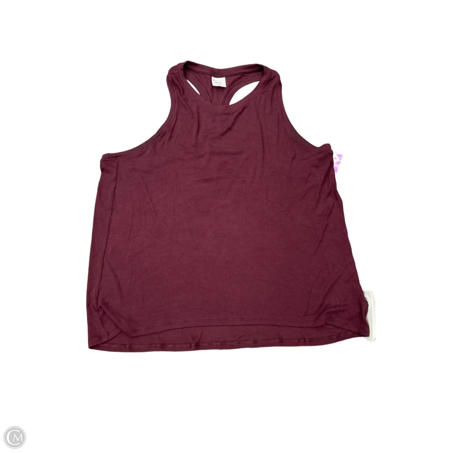 Athletic Tank Top By Athleta In Maroon, Size: L