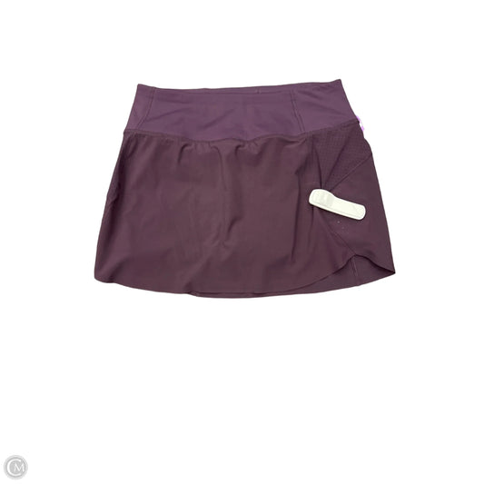 Athletic Skort By Athleta In Maroon, Size: S