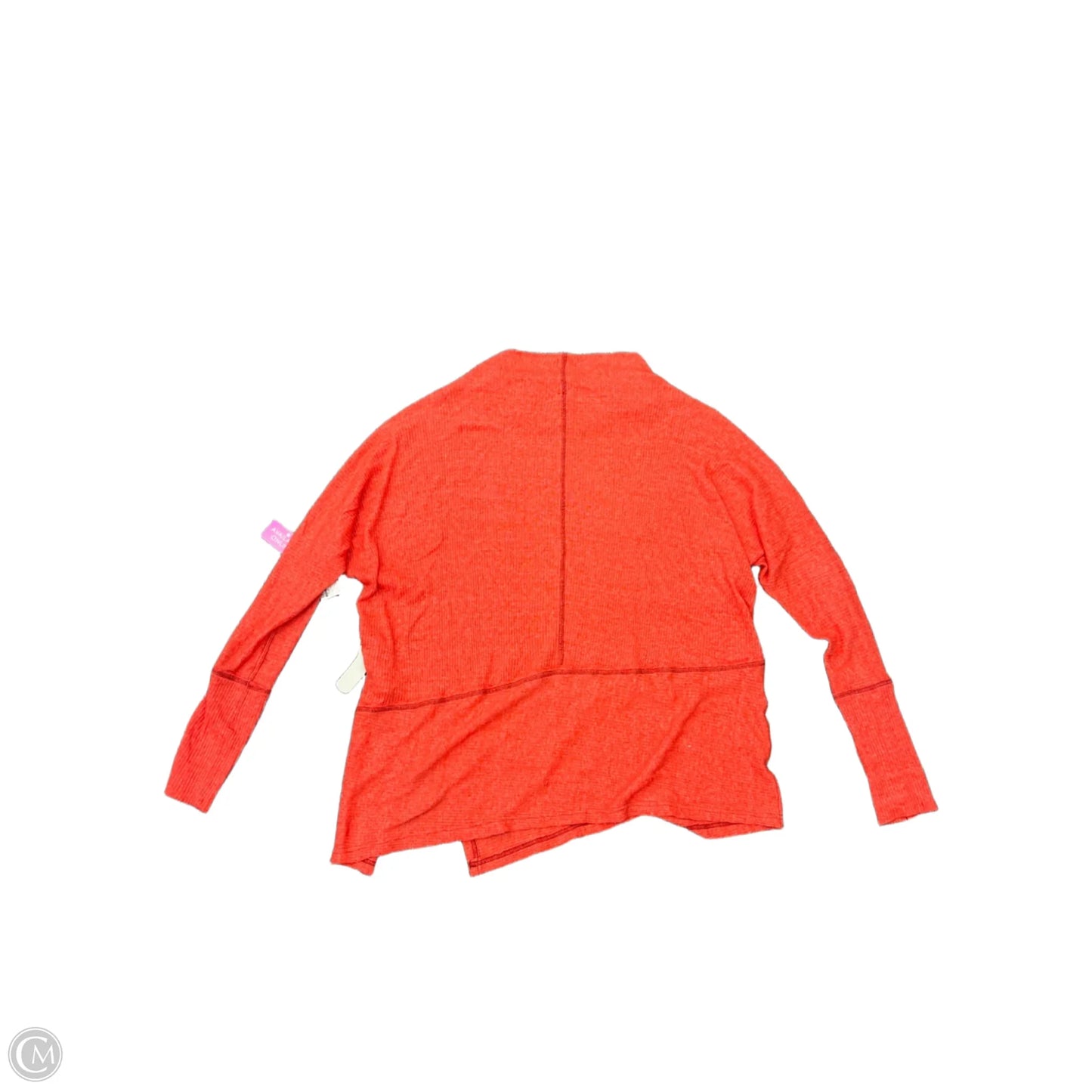 Top Long Sleeve By Free People In Orange, Size: L