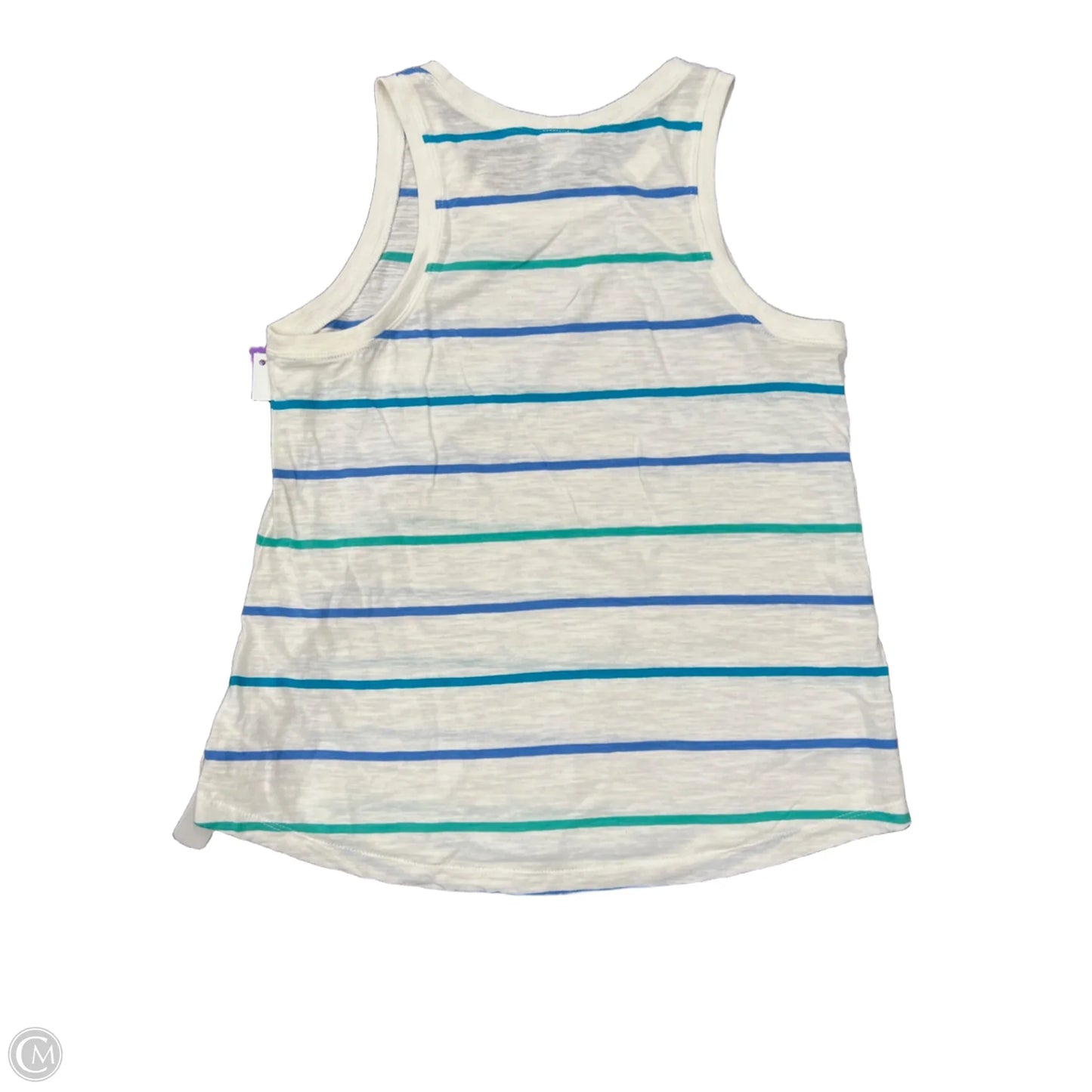 Top Sleeveless By Cabi In Striped Pattern, Size: Xs
