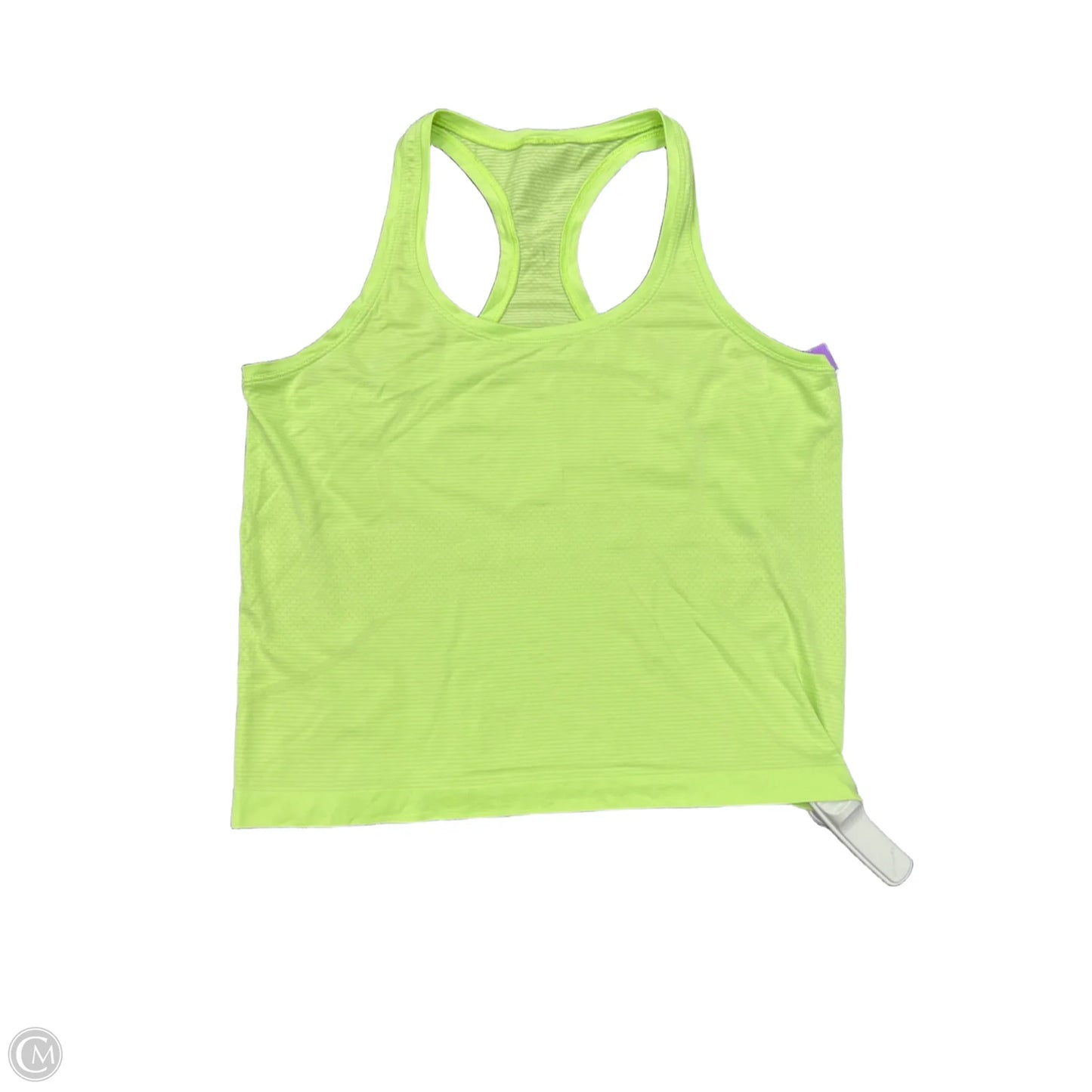 Athletic Tank Top By Lululemon In Yellow, Size: 10