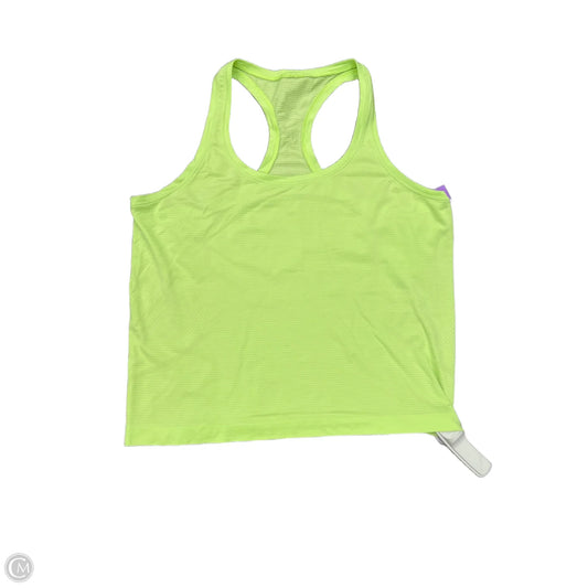 Athletic Tank Top By Lululemon In Yellow, Size: 10
