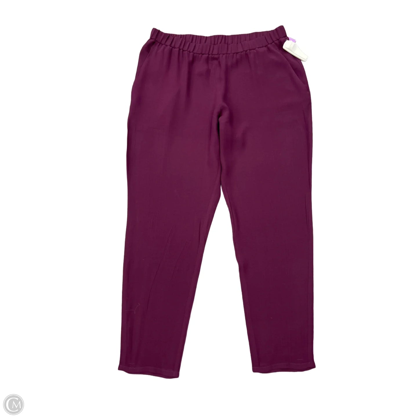 Pants Designer By Eileen Fisher In Purple, Size: M