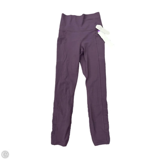 Athletic Leggings By Athleta In Purple, Size: Xs