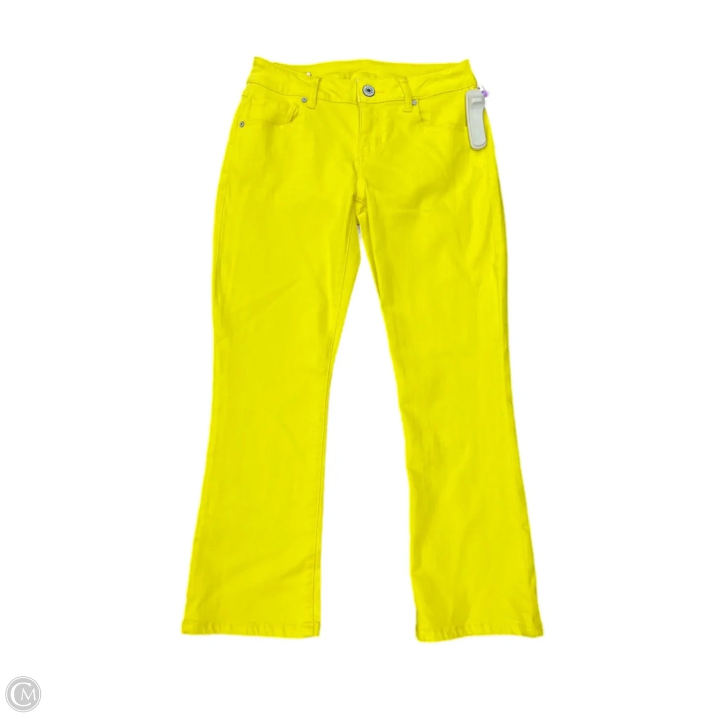 Jeans Boot Cut By Cabi In Yellow, Size: 2
