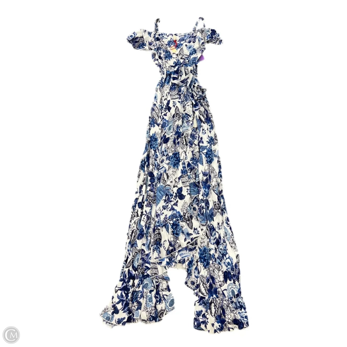 Dress Party Midi By Cma In Blue, Size: S