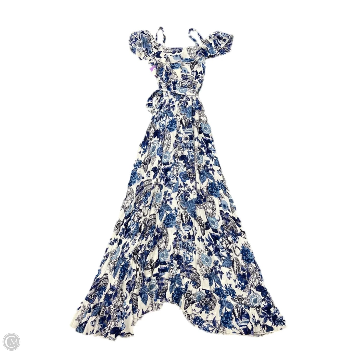 Dress Party Midi By Cma In Blue, Size: S