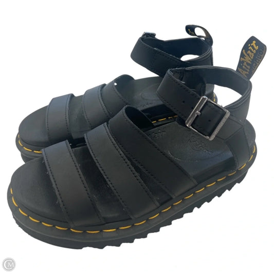Sandals Flats By Dr Martens In Black, Size: 7