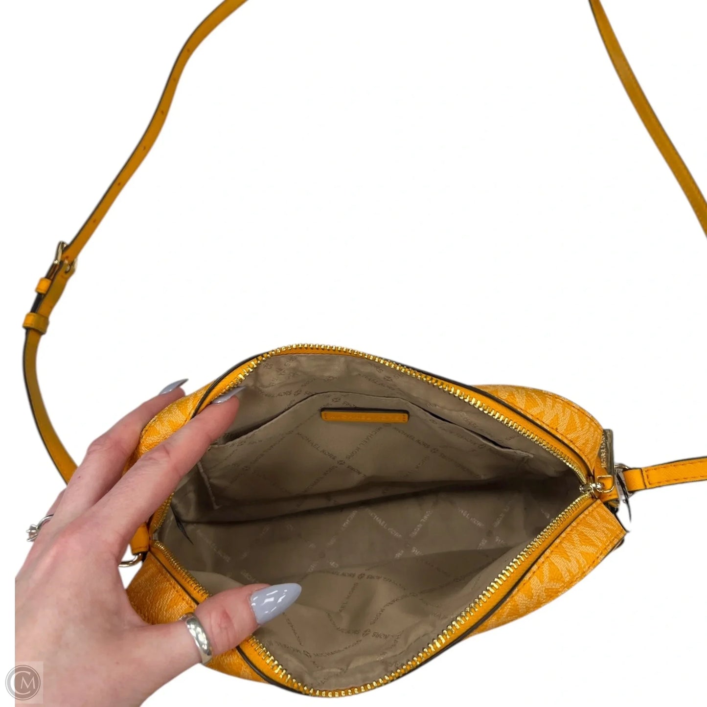 Crossbody Designer By Michael Kors, Size: Medium