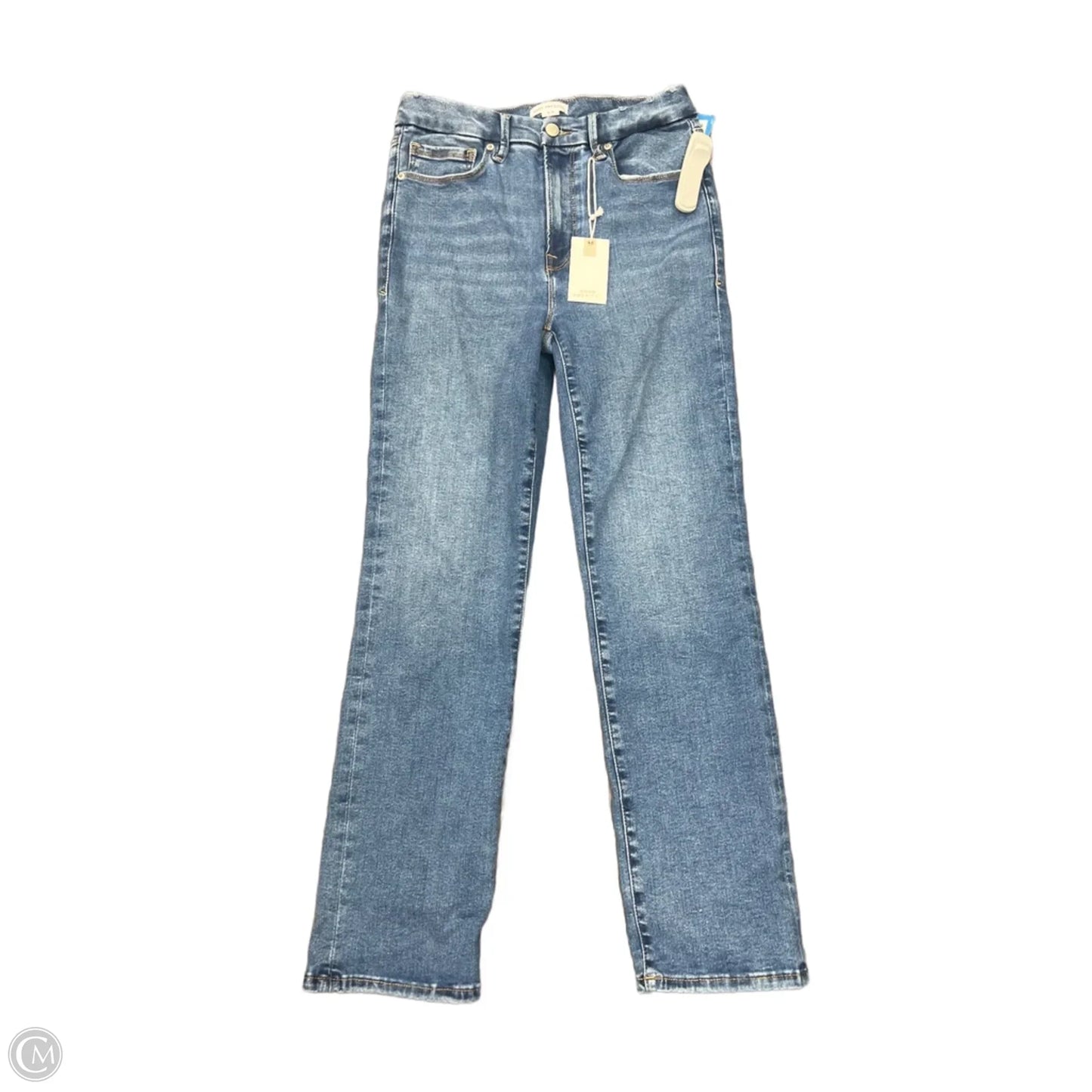 Jeans Straight By Good American In Blue, Size: 6