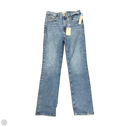 Jeans Straight By Good American In Blue, Size: 6