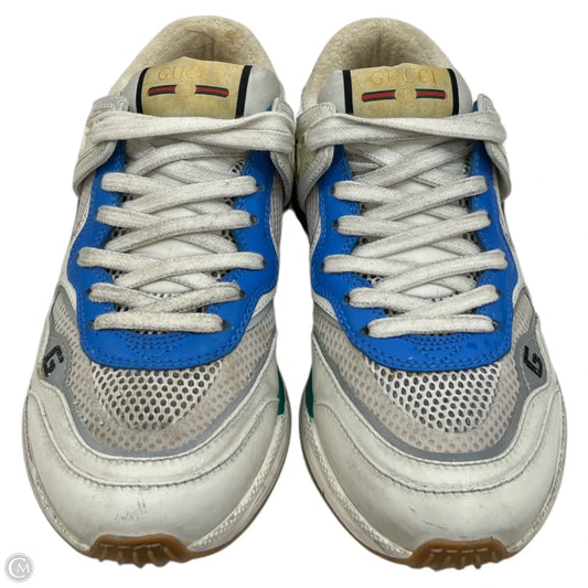 Shoes Luxury Designer By Gucci In Multi-colored, Size: 7.5